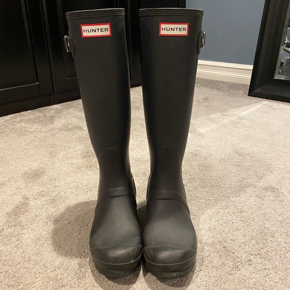 Hunter original tall rain boots